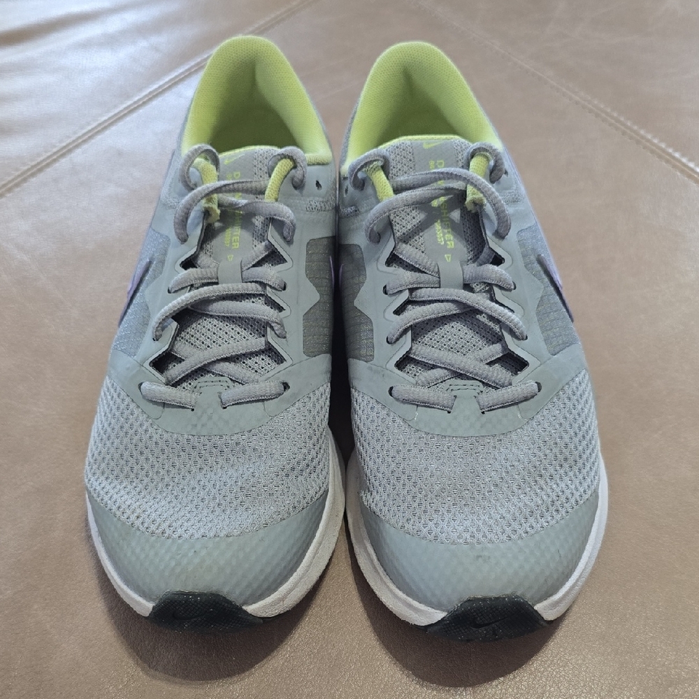 Nike Gray and Green Athletic Shoes